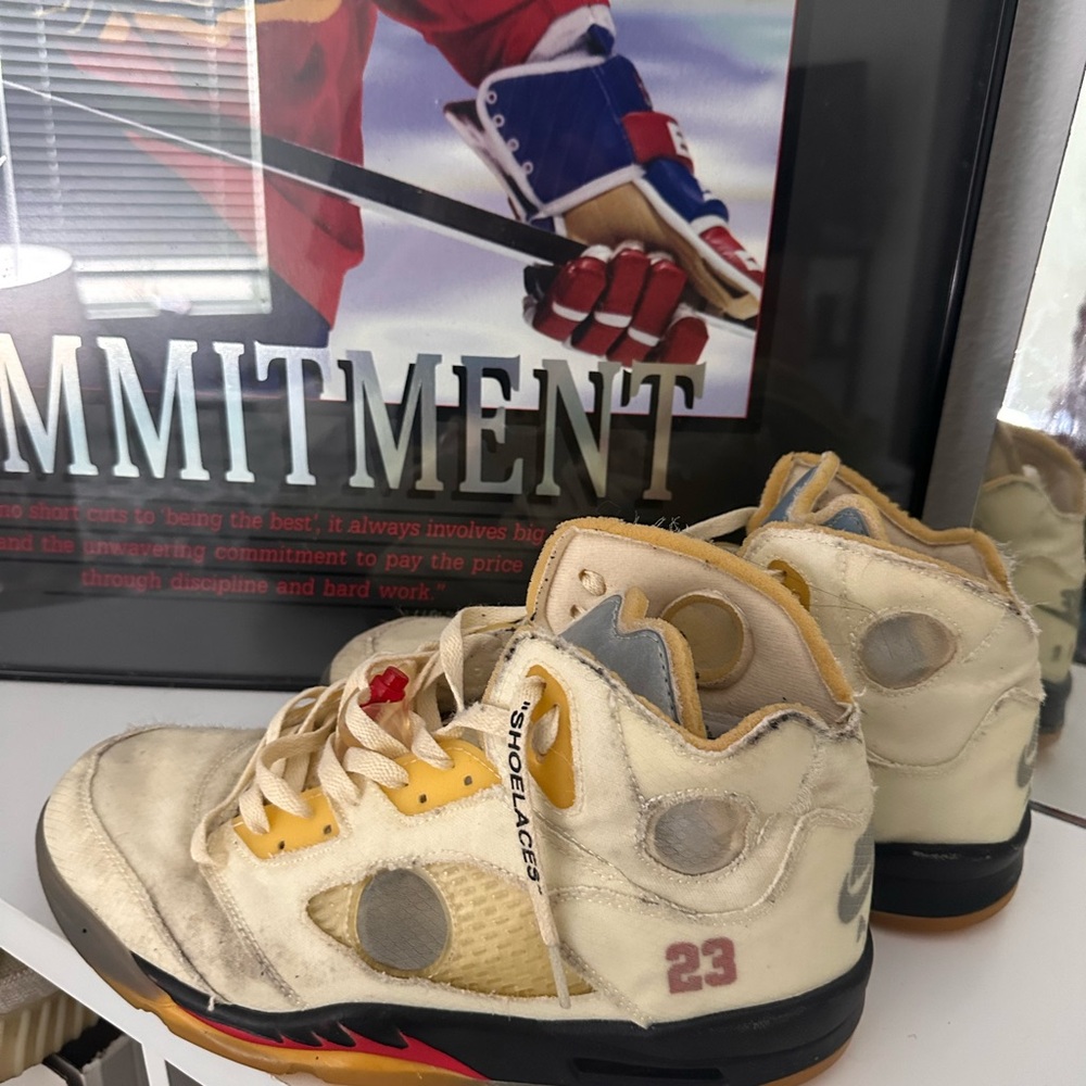 Jordan 5 off white